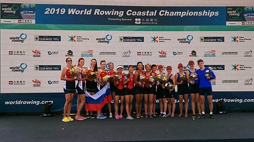 Золото и серебро Чемпионата Мира по прибрежной гребле 2019